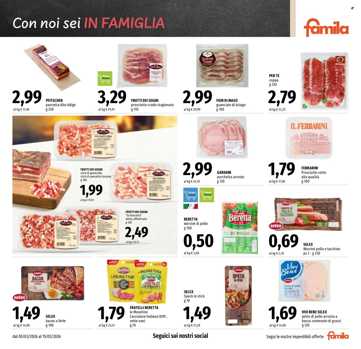 Volantino Famila - 5/3/2026 - 15/3/2026. Pagina 9