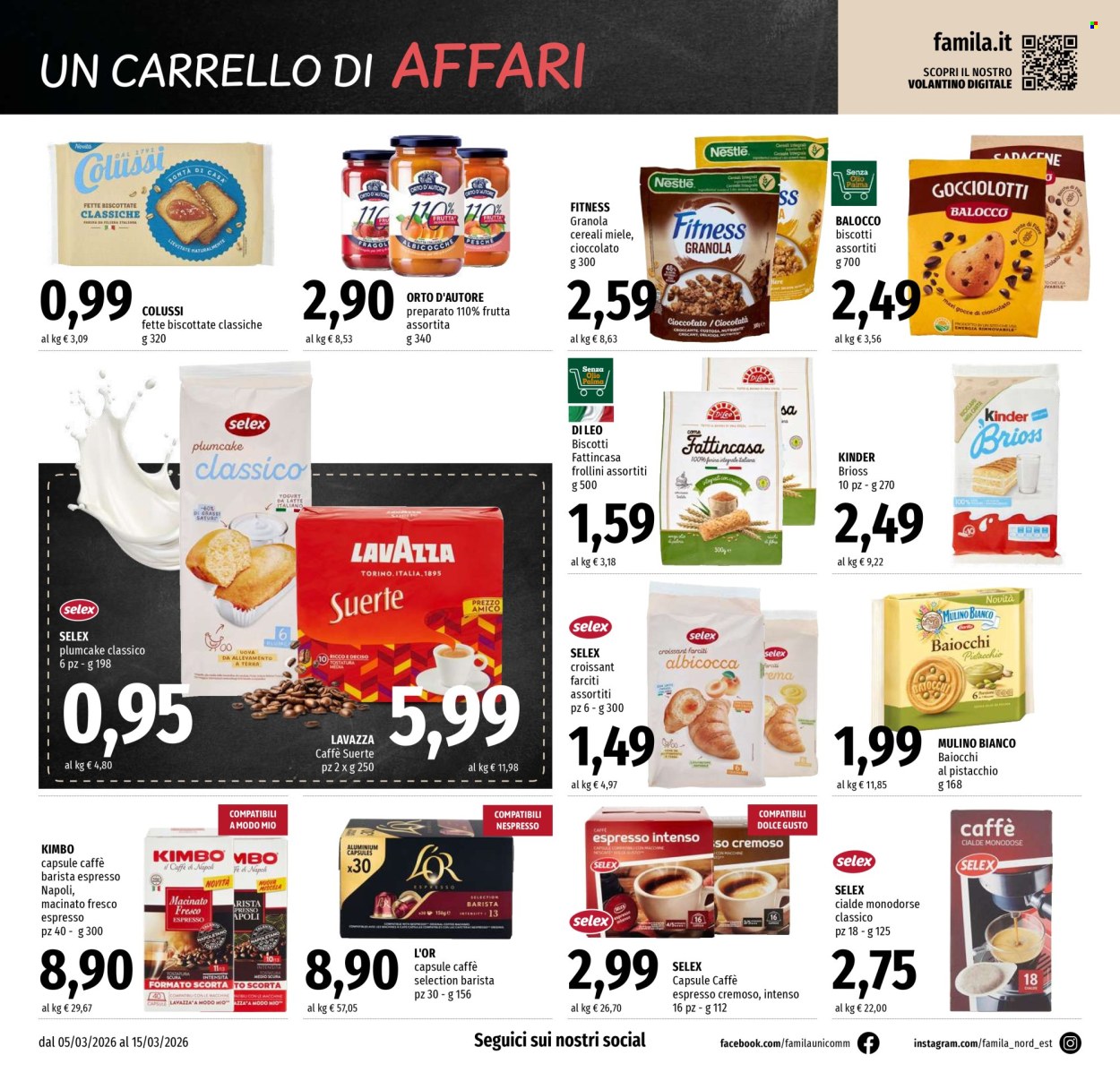 Volantino Famila - 5/3/2026 - 15/3/2026. Pagina 16