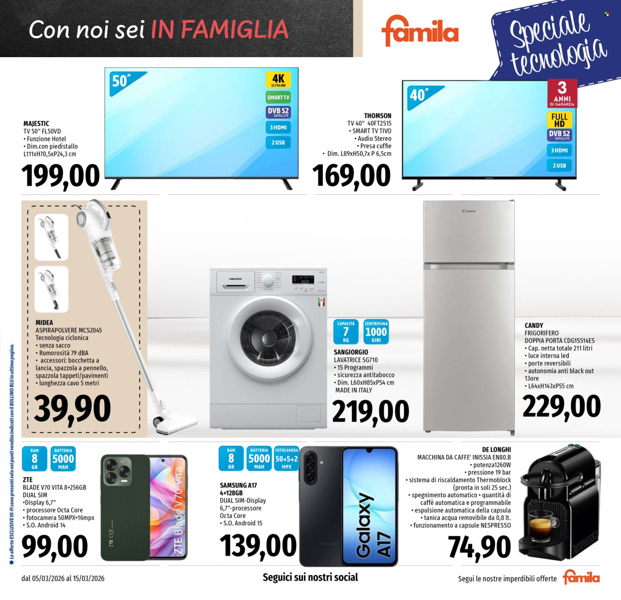 Volantino Famila - 5/3/2026 - 15/3/2026. Pagina 23