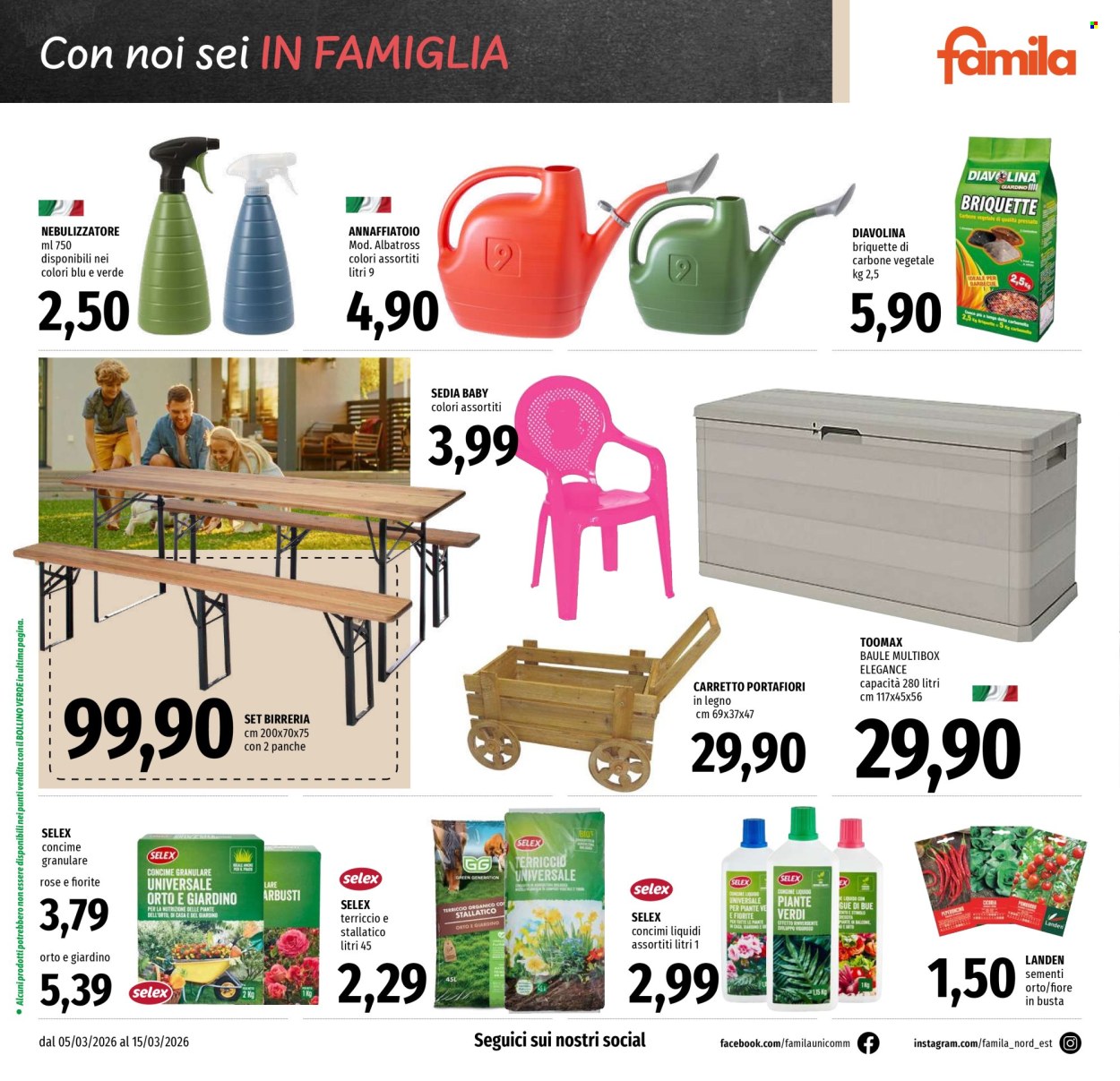 Volantino Famila - 5/3/2026 - 15/3/2026. Pagina 26