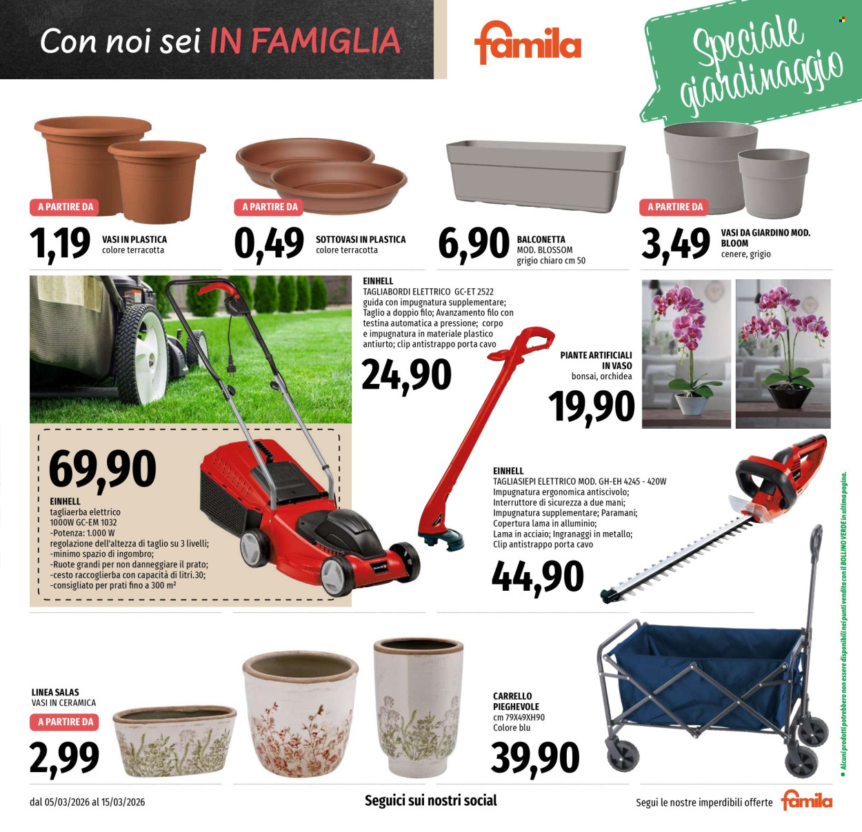 Volantino Famila - 5/3/2026 - 15/3/2026. Pagina 27