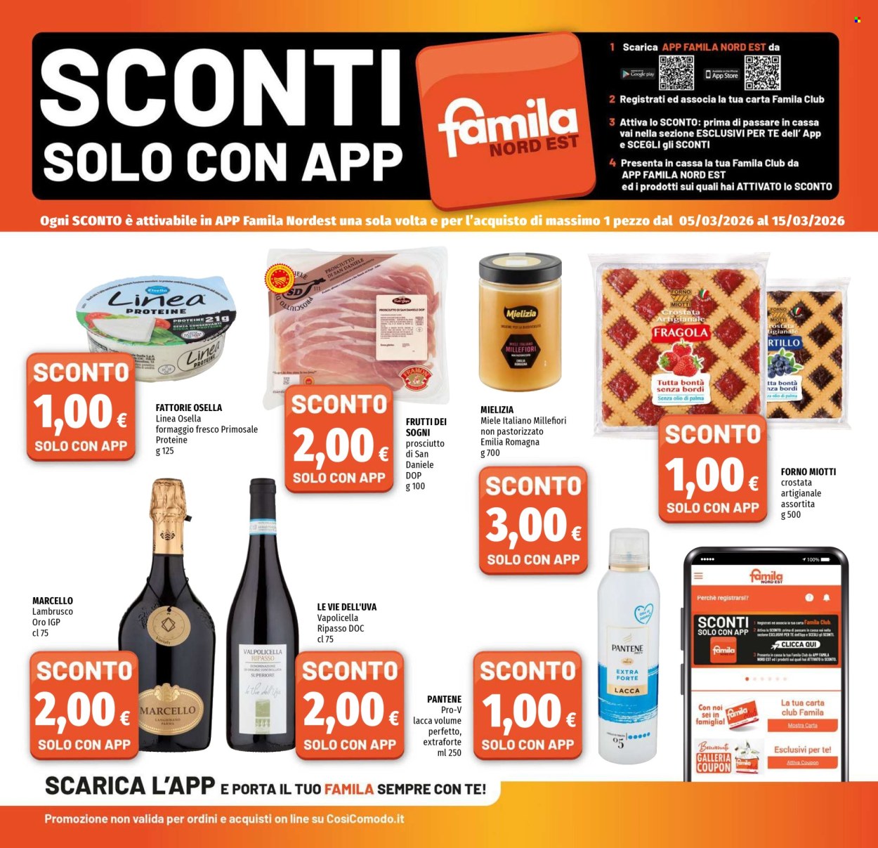 Volantino Famila - 5/3/2026 - 15/3/2026. Pagina 15