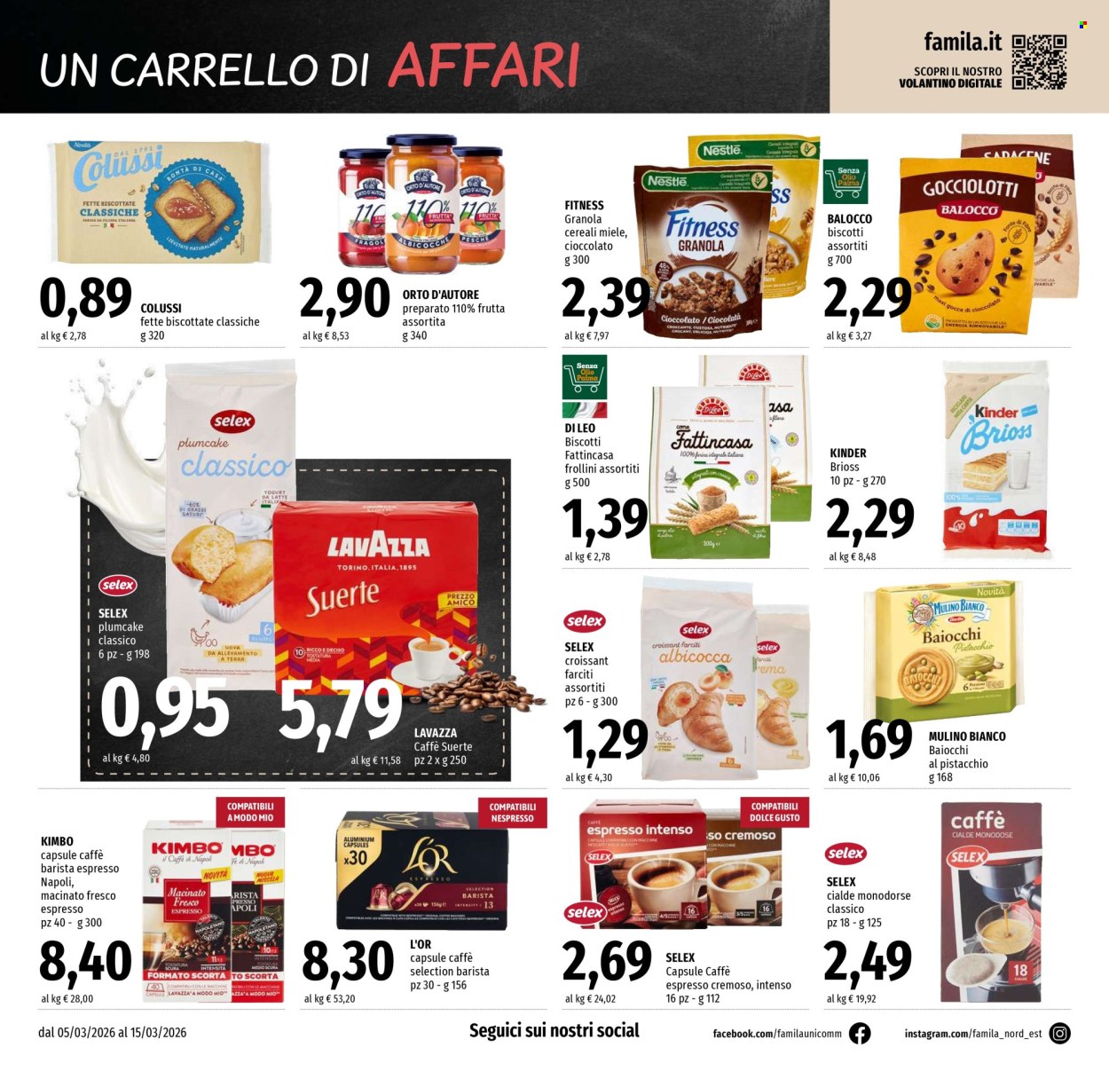 Volantino Famila - 5/3/2026 - 15/3/2026. Pagina 16