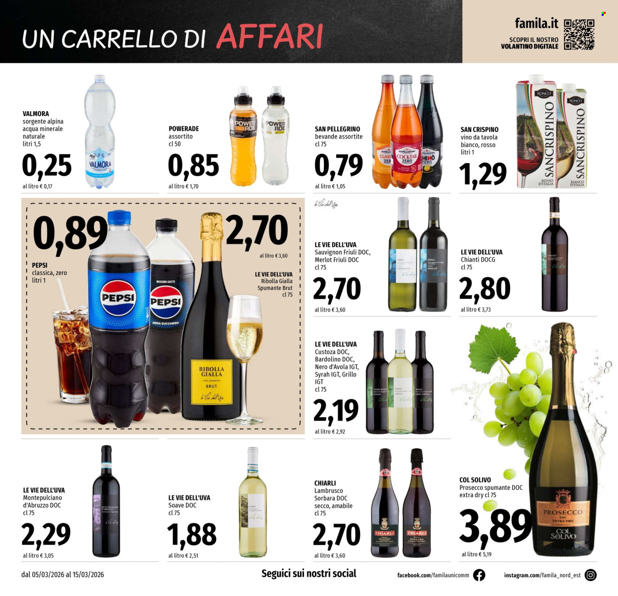 Volantino Famila - 5/3/2026 - 15/3/2026. Pagina 18
