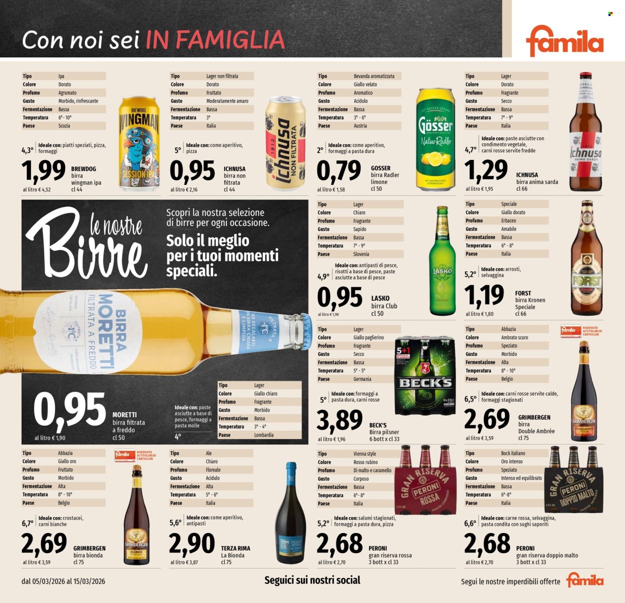 Volantino Famila - 5/3/2026 - 15/3/2026. Pagina 19