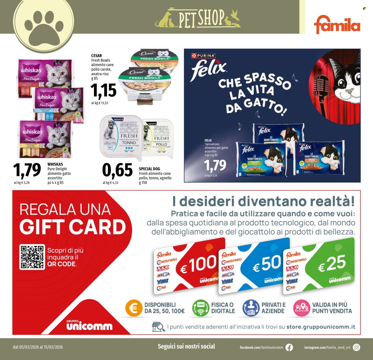 Volantino Famila - 5/3/2026 - 15/3/2026. Pagina 22