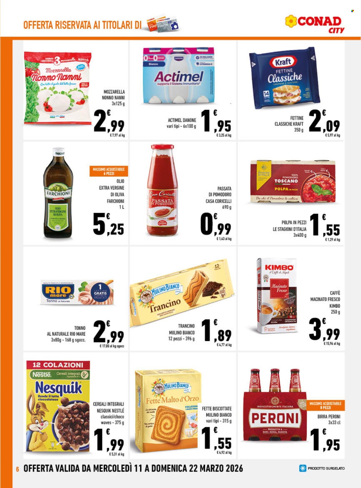 Volantino Conad - 11/3/2026 - 22/3/2026. Pagina 6