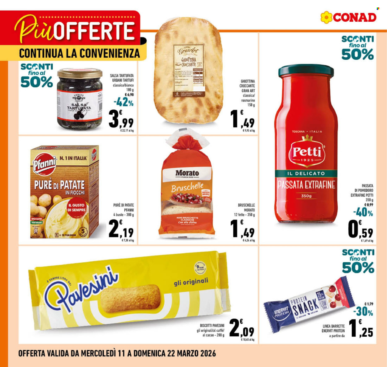 Volantino Conad - 11/3/2026 - 22/3/2026. Pagina 1