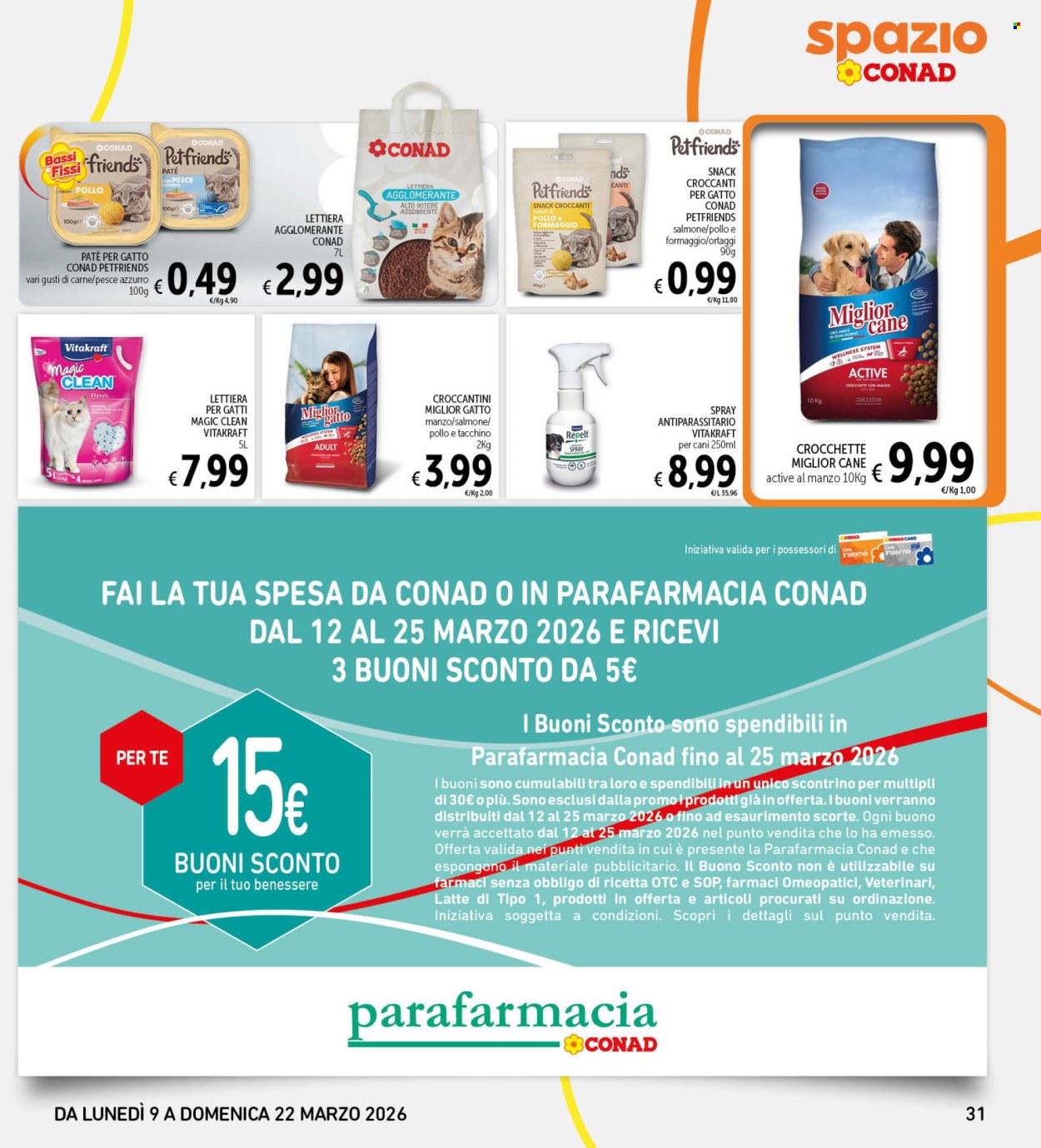 Volantino Spazio Conad - 9/3/2026 - 22/3/2026. Pagina 31