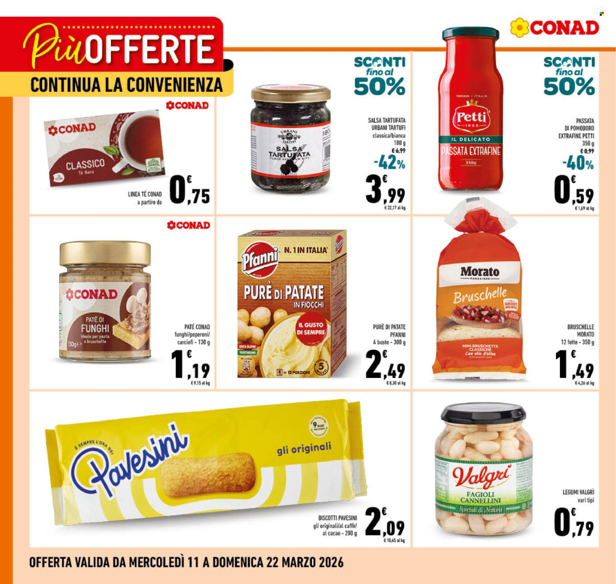 Volantino Conad - 11/3/2026 - 22/3/2026. Pagina 1