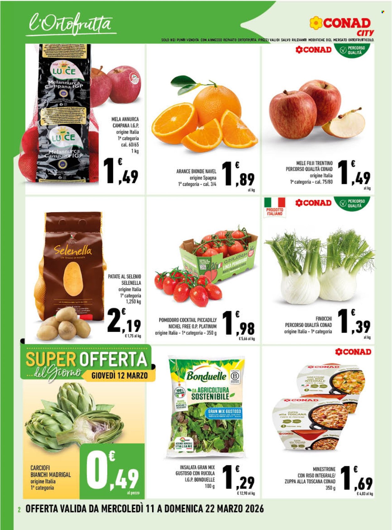 Volantino Conad City - 11/3/2026 - 22/3/2026. Pagina 2