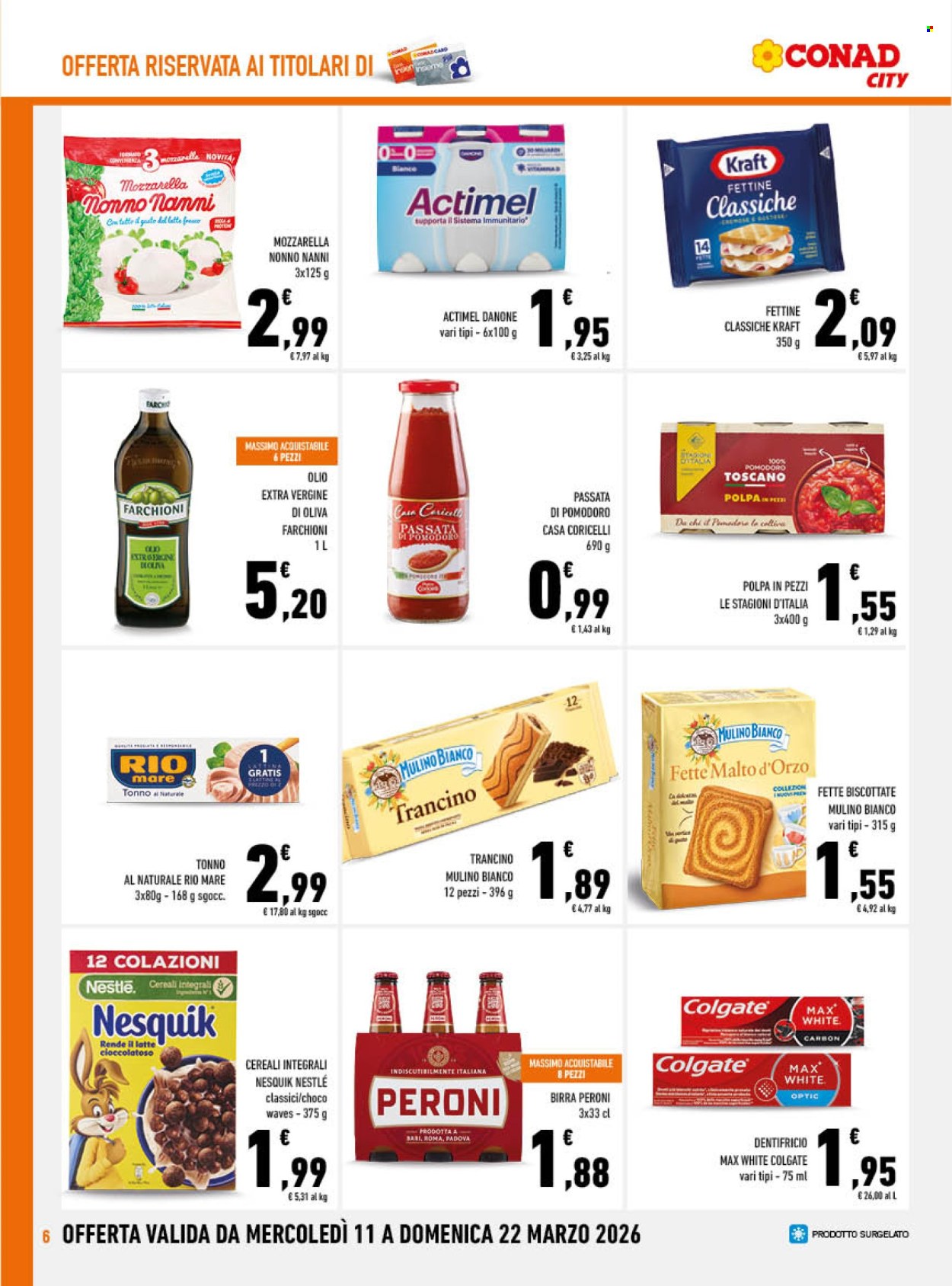 Volantino Conad City - 11/3/2026 - 22/3/2026. Pagina 6