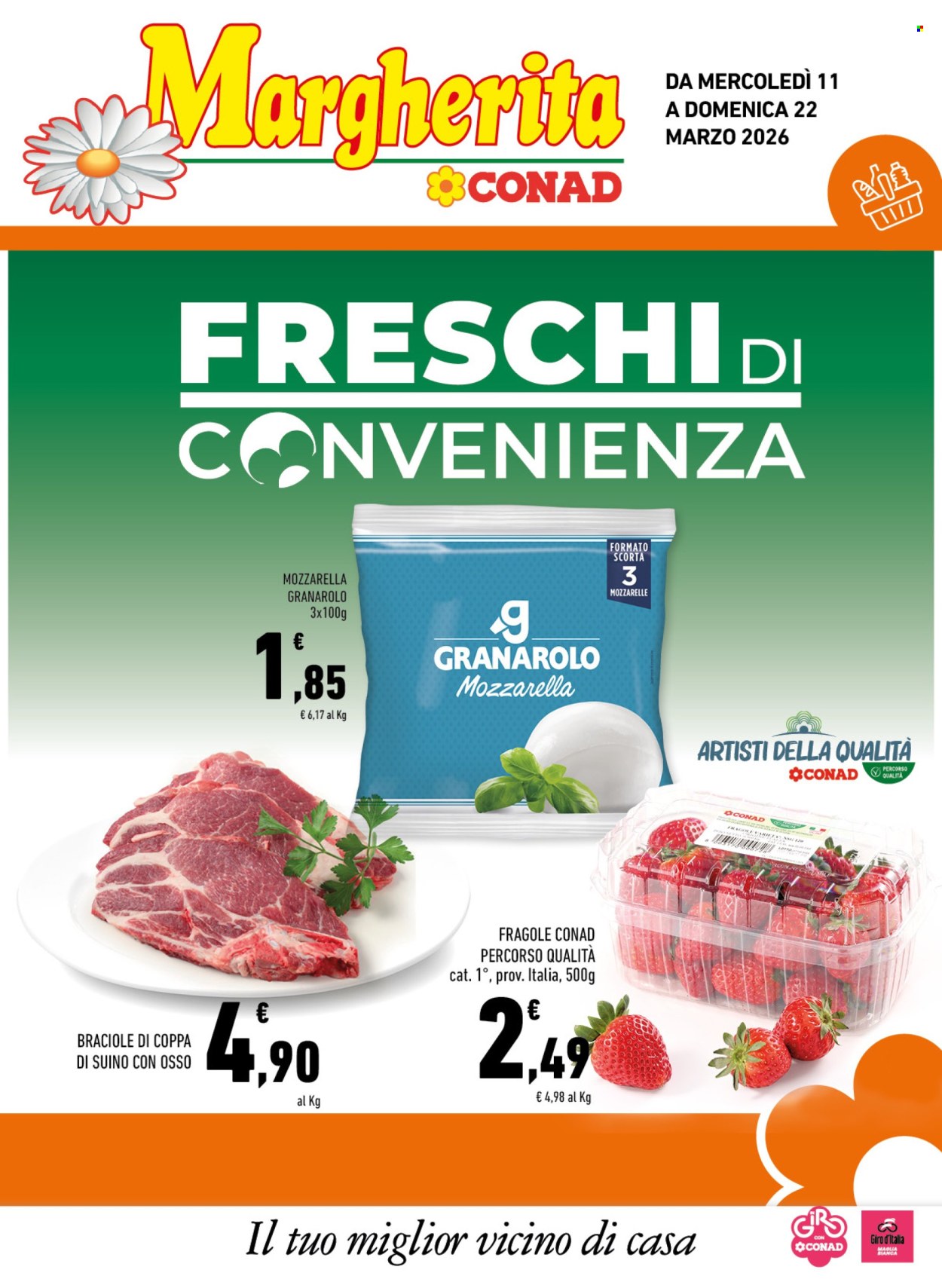 Volantino Margherita Conad - 11/3/2026 - 22/3/2026. Pagina 1