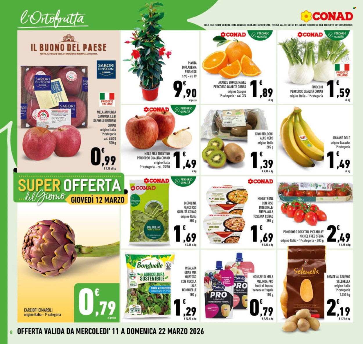 Volantino Conad - 11/3/2026 - 22/3/2026. Pagina 8