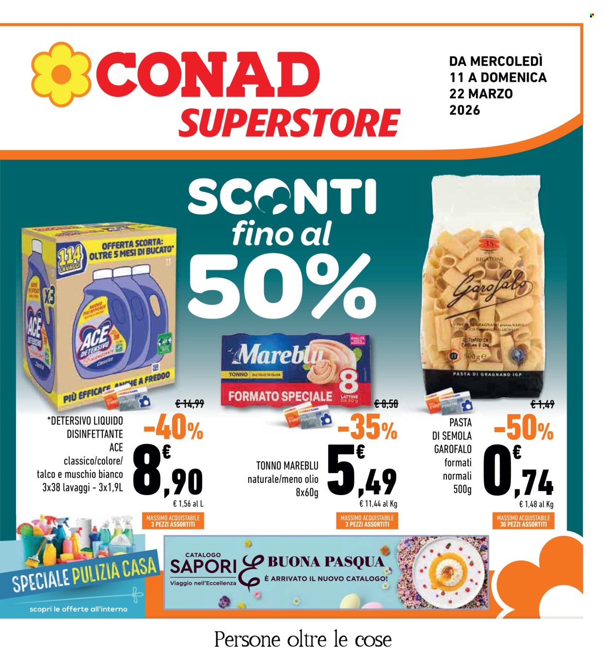 Volantino Conad - 11/3/2026 - 22/3/2026. Pagina 1