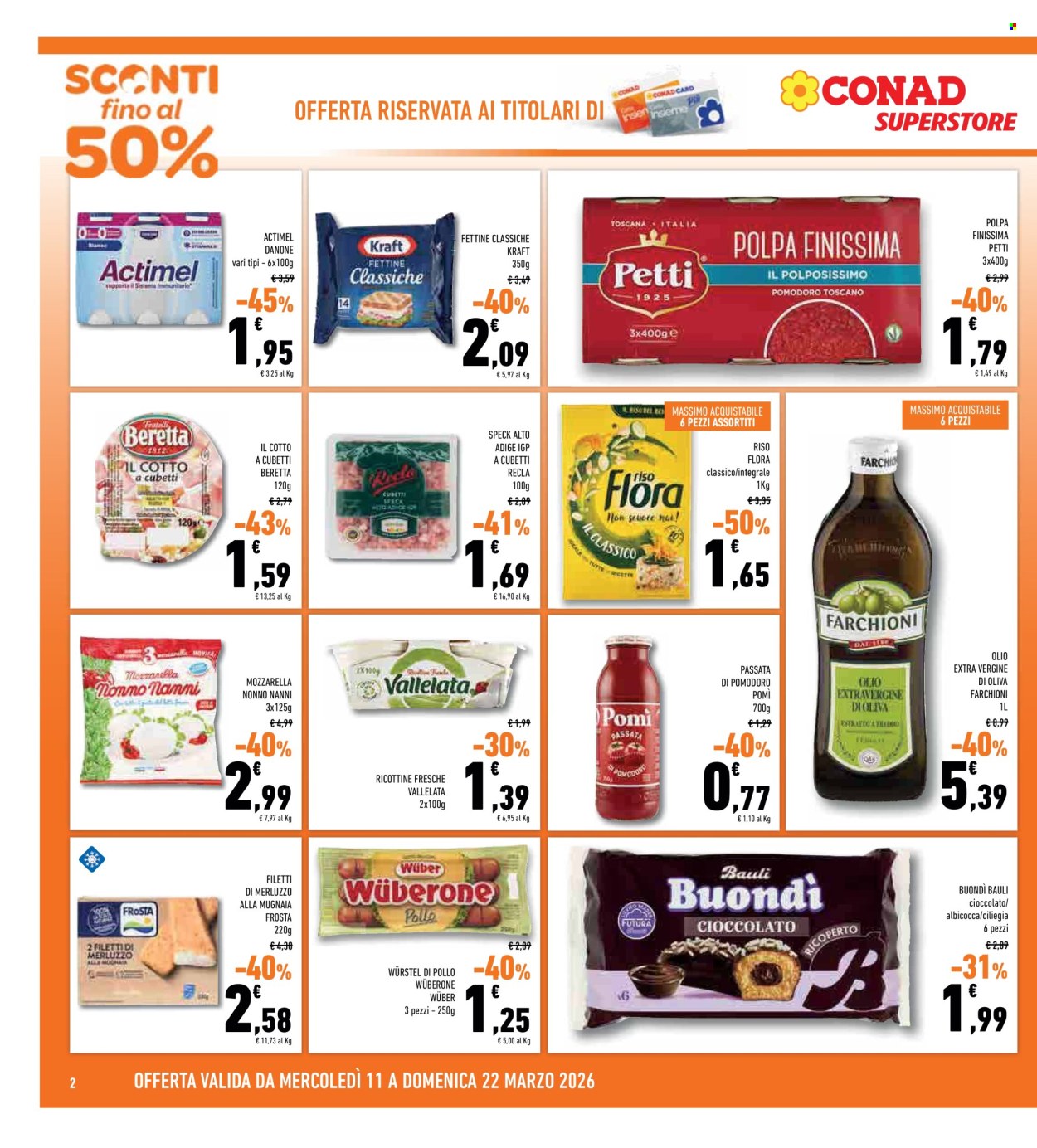 Volantino Conad - 11/3/2026 - 22/3/2026. Pagina 2