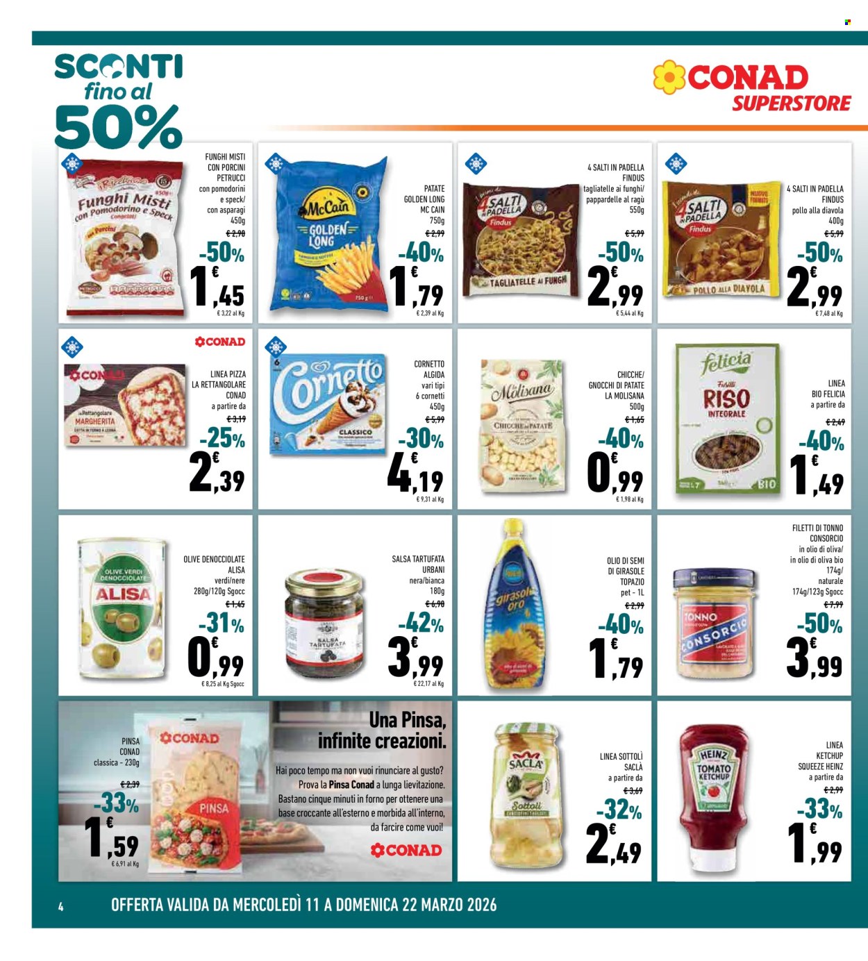 Volantino Conad - 11/3/2026 - 22/3/2026. Pagina 4