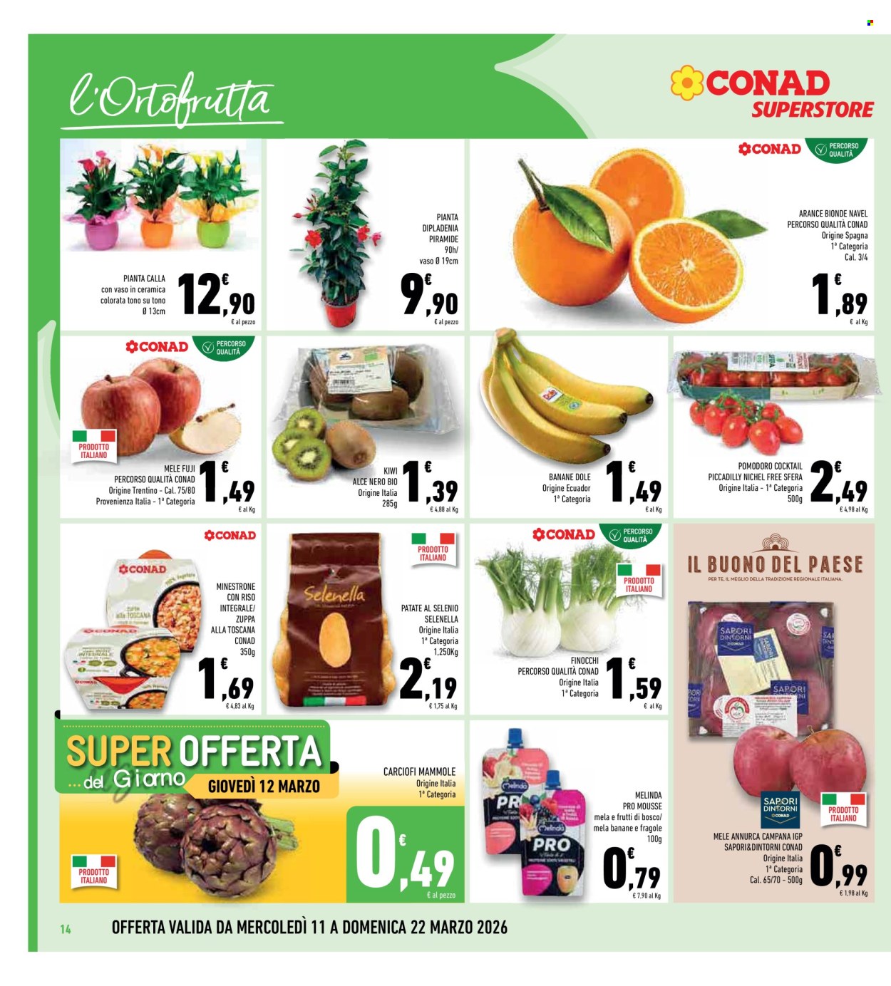 Volantino Conad - 11/3/2026 - 22/3/2026. Pagina 14