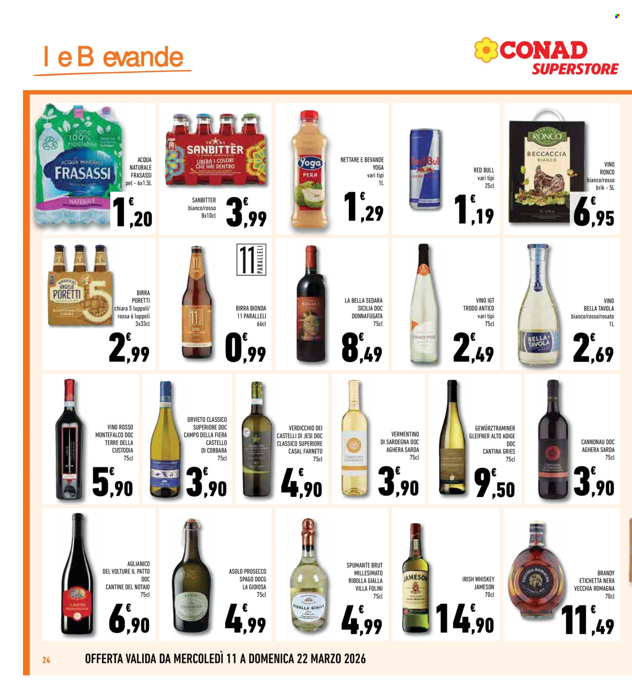 Volantino Conad - 11/3/2026 - 22/3/2026. Pagina 24