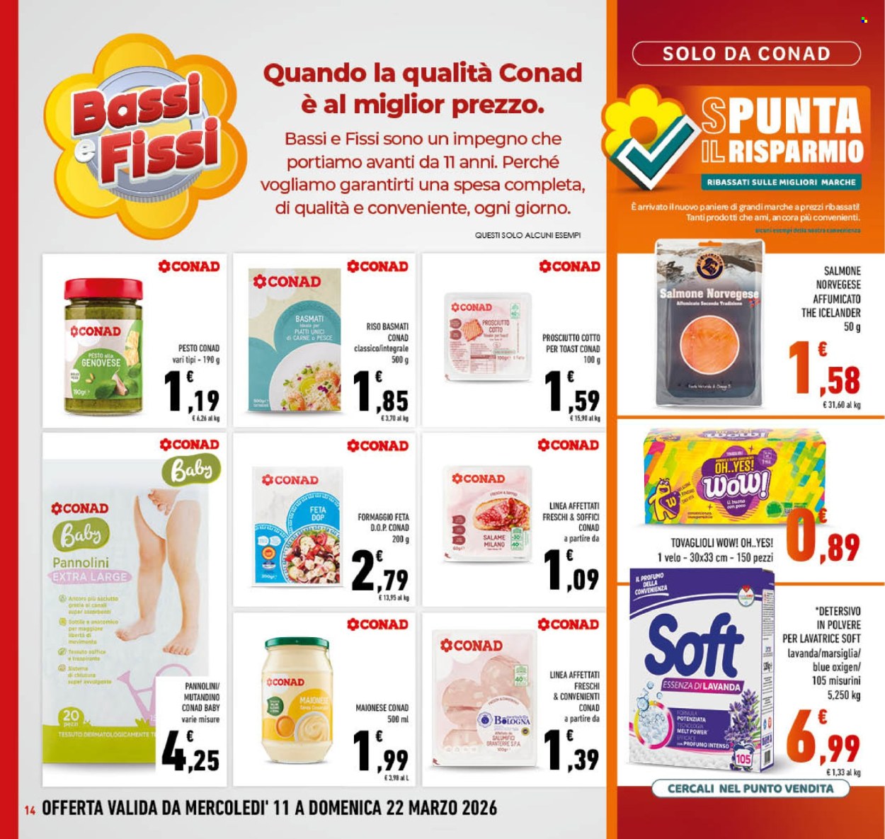 Volantino Conad - 11/3/2026 - 22/3/2026. Pagina 14