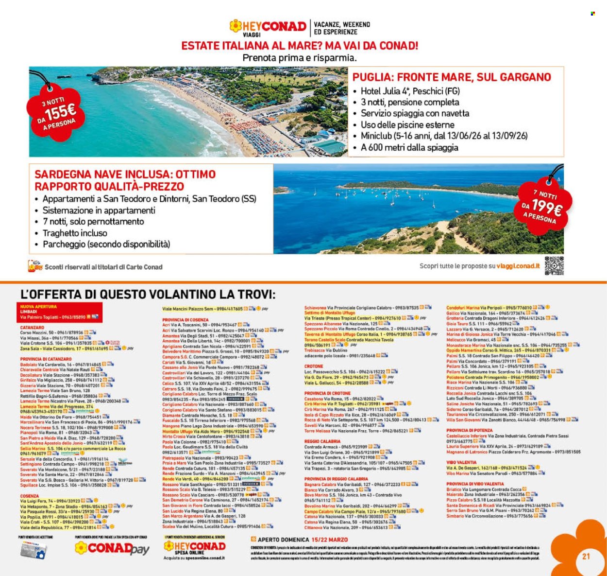 Volantino Conad - 11/3/2026 - 22/3/2026. Pagina 21