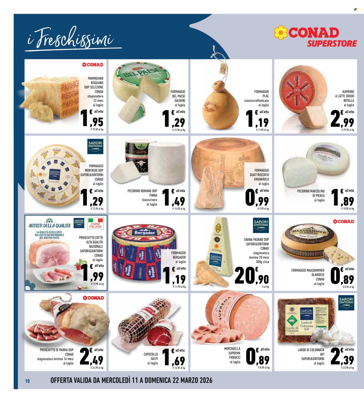 Volantino Conad Superstore - 11/3/2026 - 22/3/2026. Pagina 10