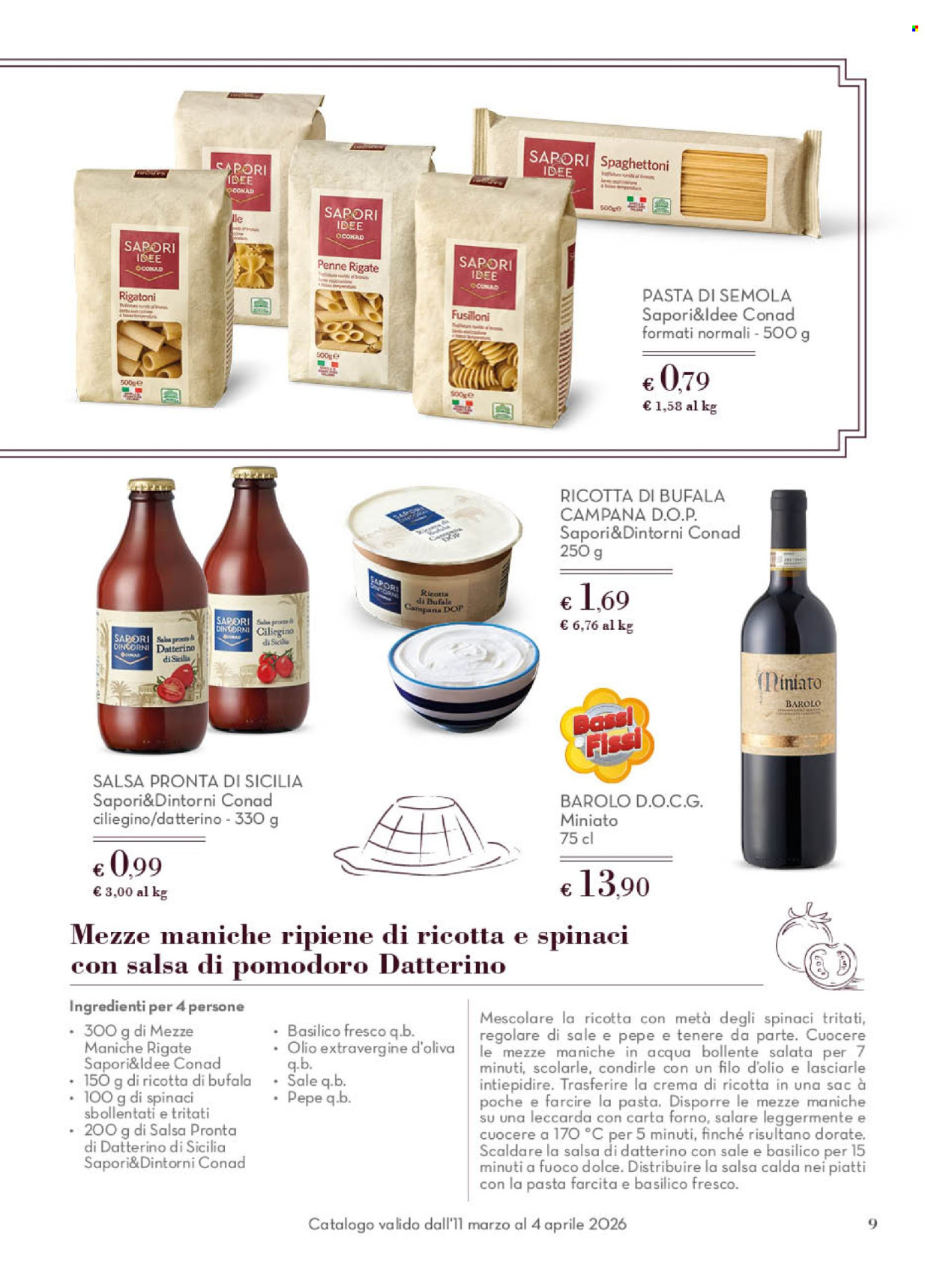 Volantino Conad - 11/3/2026 - 4/4/2026. Pagina 9