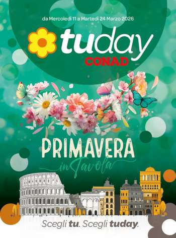 Volantino TuDay Conad - 11/3/2026 - 24/3/2026.