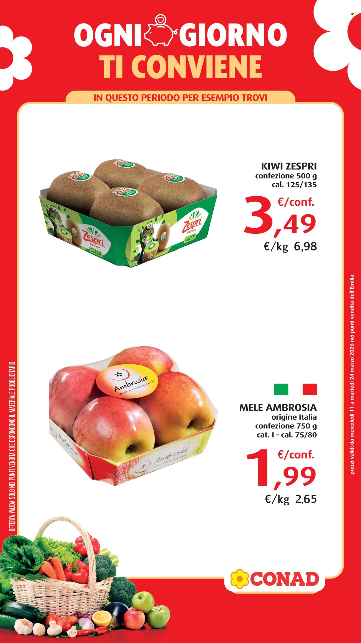 Volantino Conad - 11/3/2026 - 24/3/2026. Pagina 2