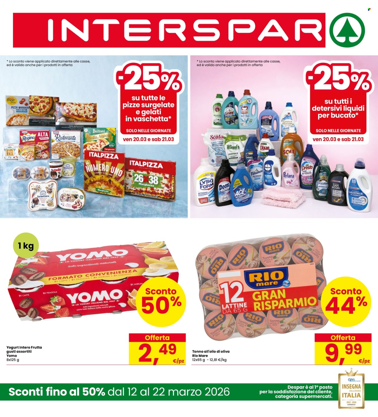 Volantino Interspar - 12/3/2026 - 22/3/2026. Pagina 1