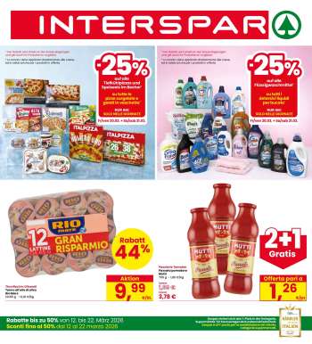 Volantino Interspar - 12/3/2026 - 22/3/2026.