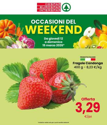 Volantino Eurospar - 12/3/2026 - 15/3/2026.