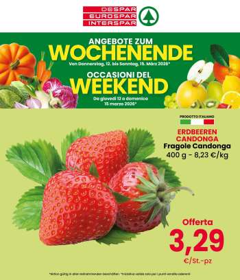 Volantino Eurospar - 12/3/2026 - 15/3/2026.