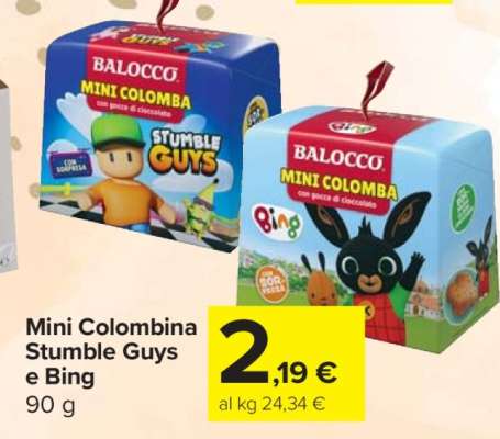 Mini Colombina Stumble Guys e Bing