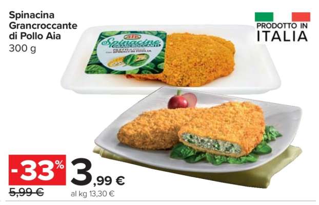 Spinacina Grancroccante di Pollo Aia