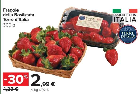 Fragole della Basilicata Terre d’Italia