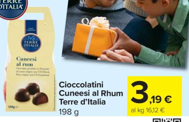 Cioccolatini Cuneesi al Rhum Terre d’Italia