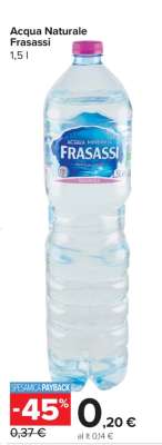 ACQUA NATURALE FRASASSI