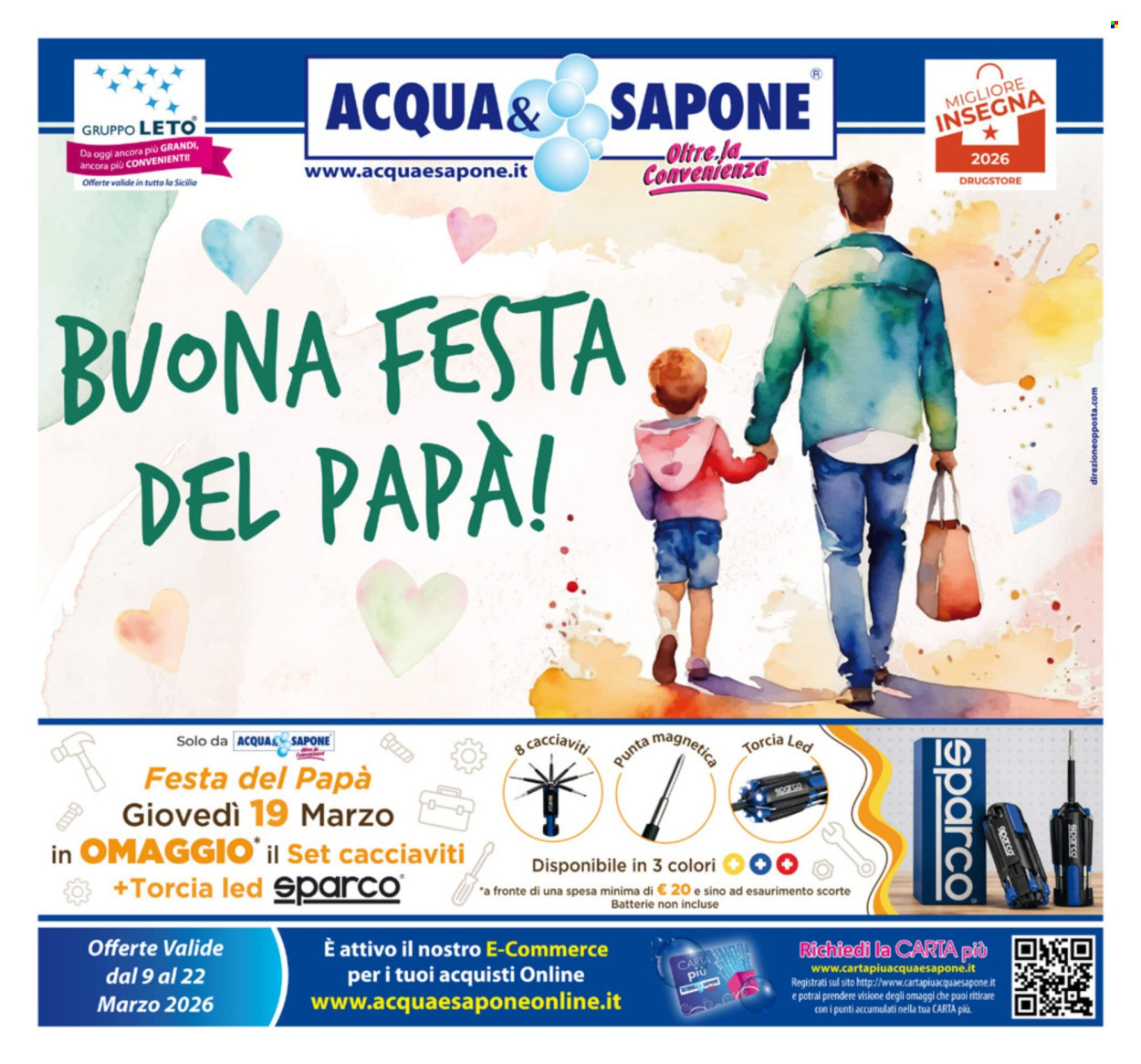 Volantino Acqua & Sapone - 9/3/2026 - 22/3/2026. Pagina 1