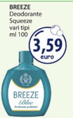 BREEZE deodorante squeeze