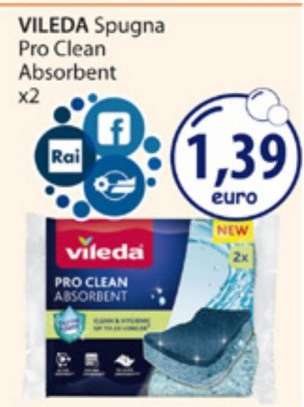VILEDA Spugna Pro Clean Absorbent x2
