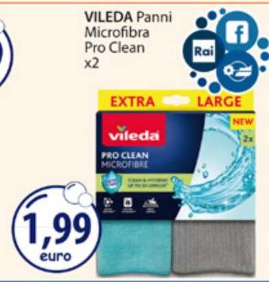 VILEDA Panni Microfibra Pro Clean x2