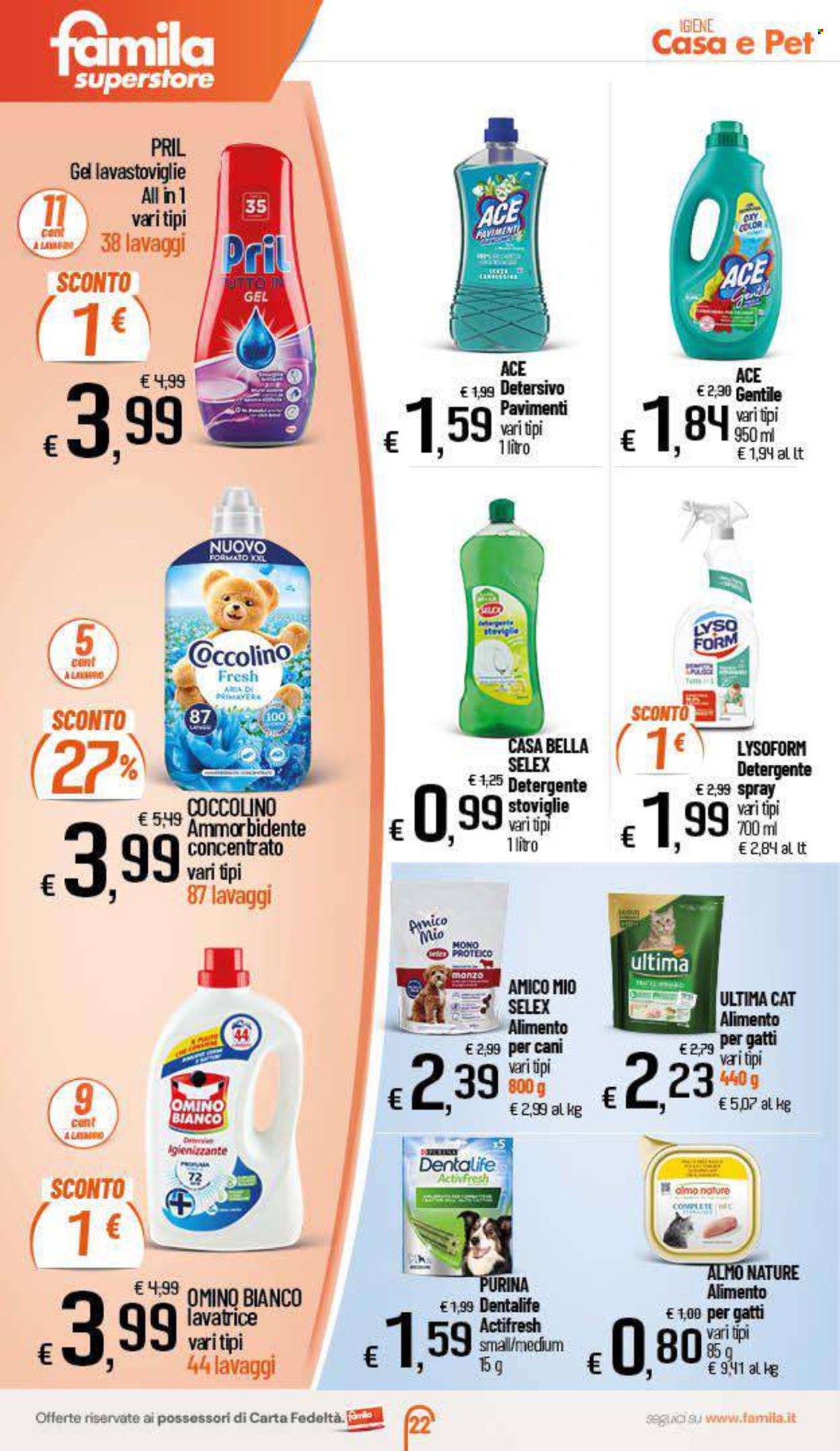 Volantino Famila - 12/3/2026 - 22/3/2026. Pagina 22