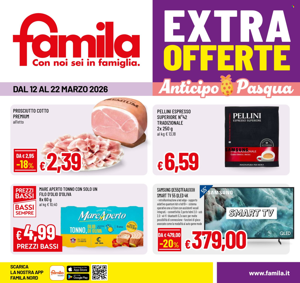 Volantino Famila - 12/3/2026 - 22/3/2026. Pagina 1