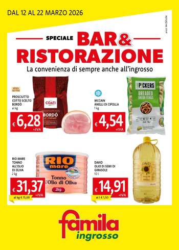 Volantino Famila - 12/3/2026 - 22/3/2026.