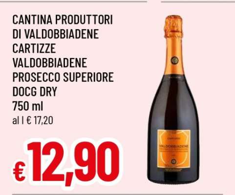 CANTINA PRODUTTORI DI VALDOBBIADENE CARTIZZE VALDOBBIADENE PROSECCO SUPERIORE DOCG DRY