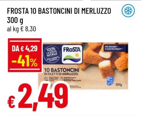 FROSTA 10 Bastoncini di Merluzzo