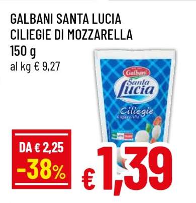 GALBANI SANTA LUCIA CILIEGIE DI MOZZARELLA