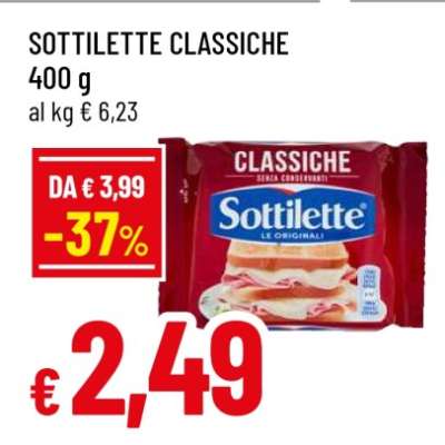 Sottilette Classiche