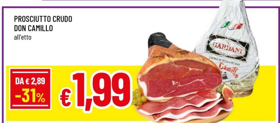 PROSCIUTTO CRUDO DON CAMILLO